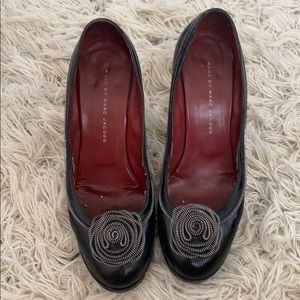 Marc Jacobs Zipper Rose Heels